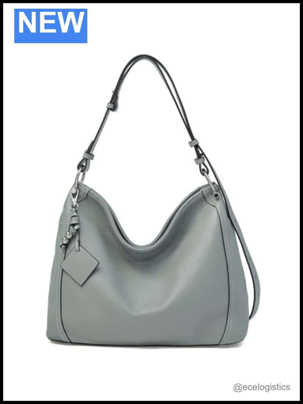 Slouchy Hobo Tote Bag Cowhide Leather Shoulder Handbag Purse Crossbody